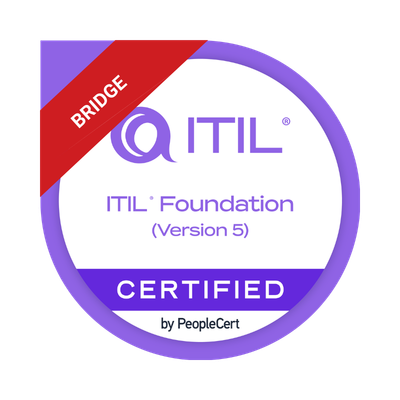 ITIL Foundation 5 Bridge (transición desde ITIL 4)